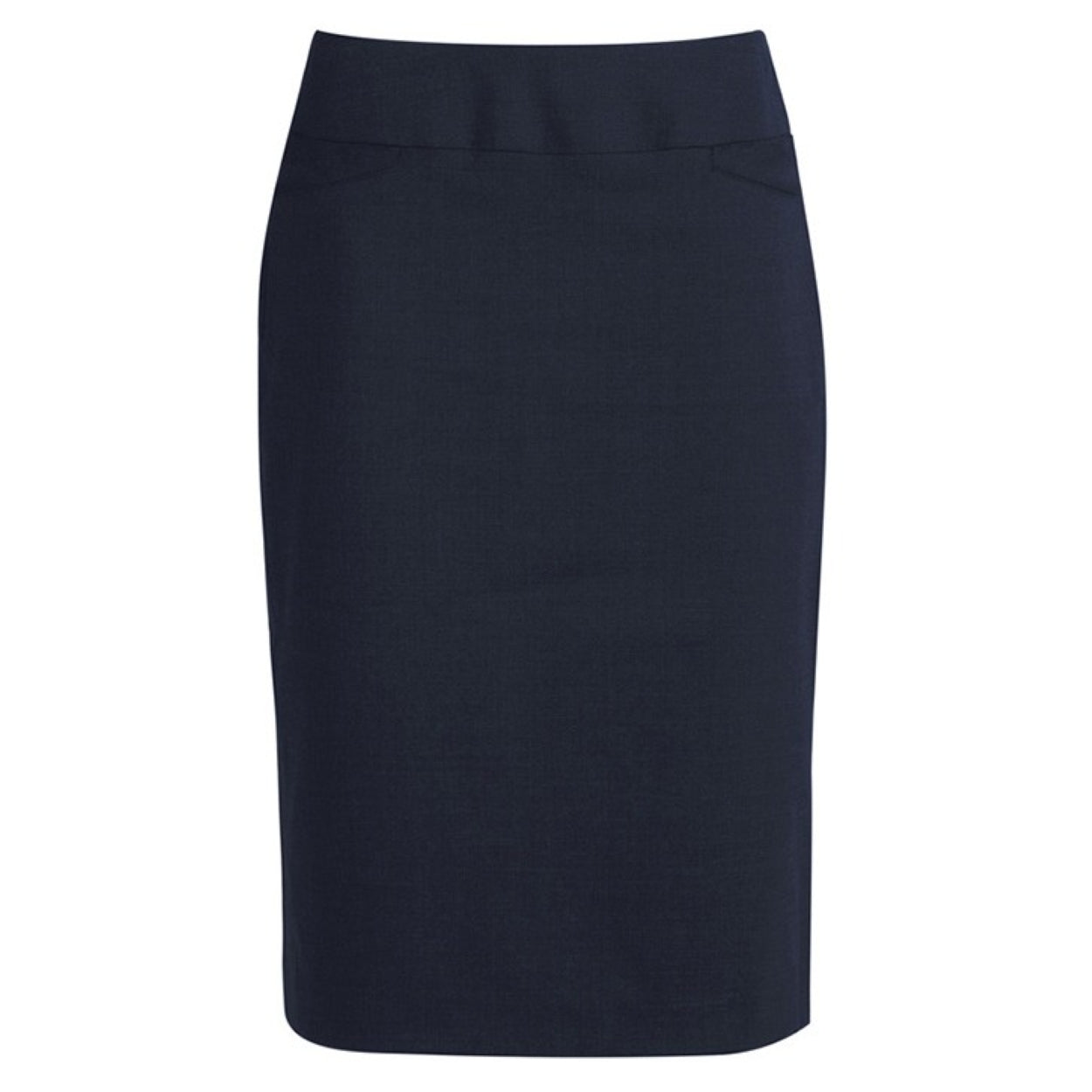 Navy skirt on a white background