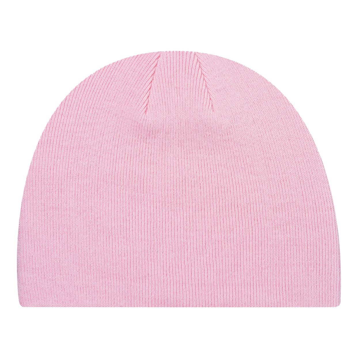 Pink tuque on a white background