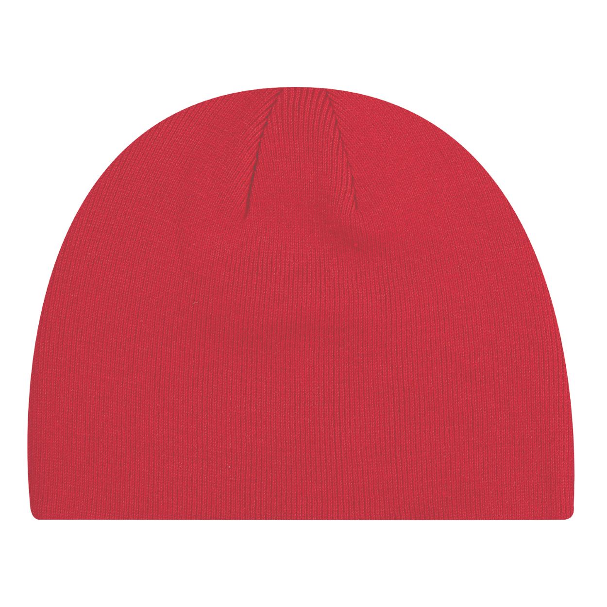 Red tuque on a white background
