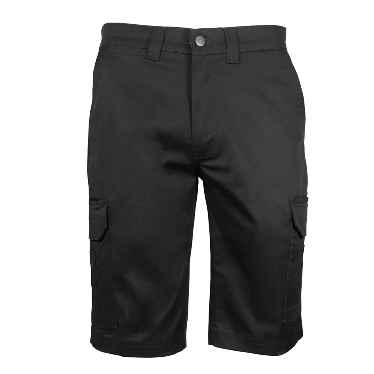 Black shorts on a white background