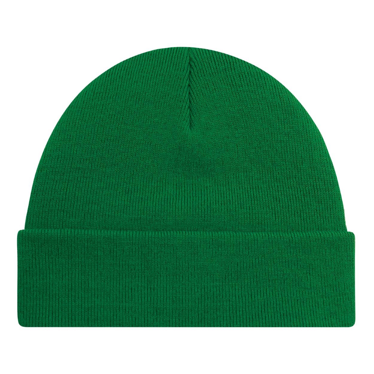 Kelly green tuque on a white background