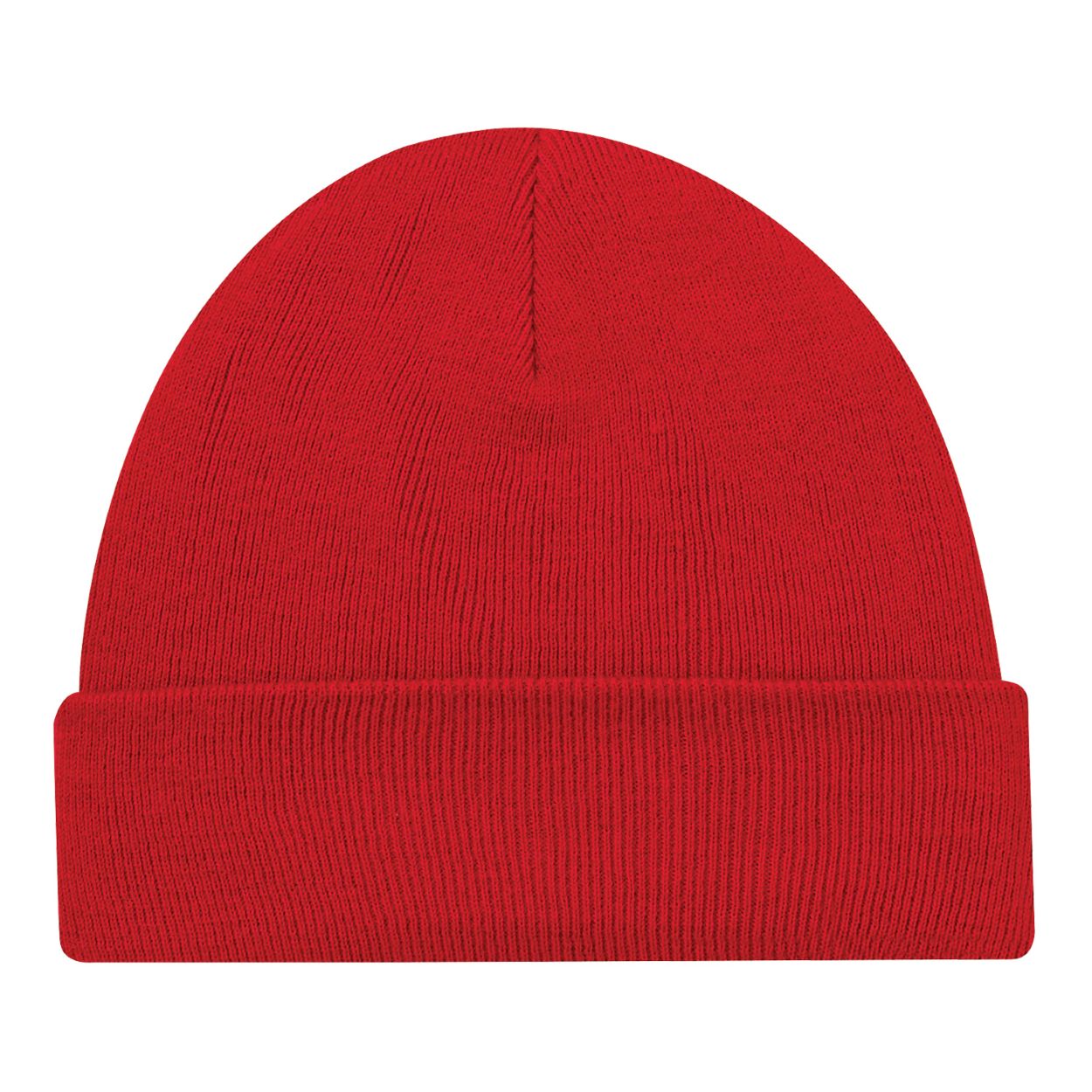 Red tuque on a white background