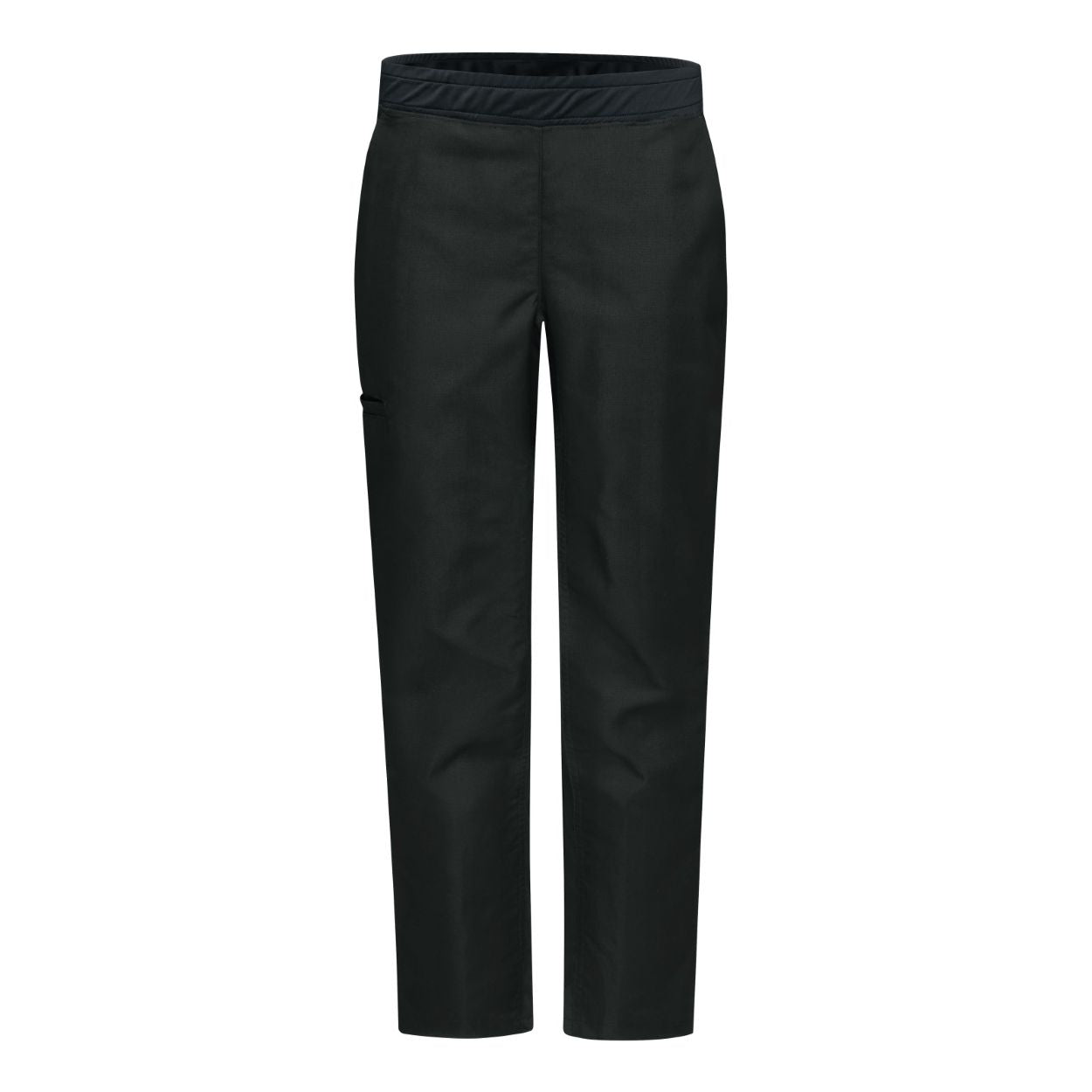 Black pants on a white background
