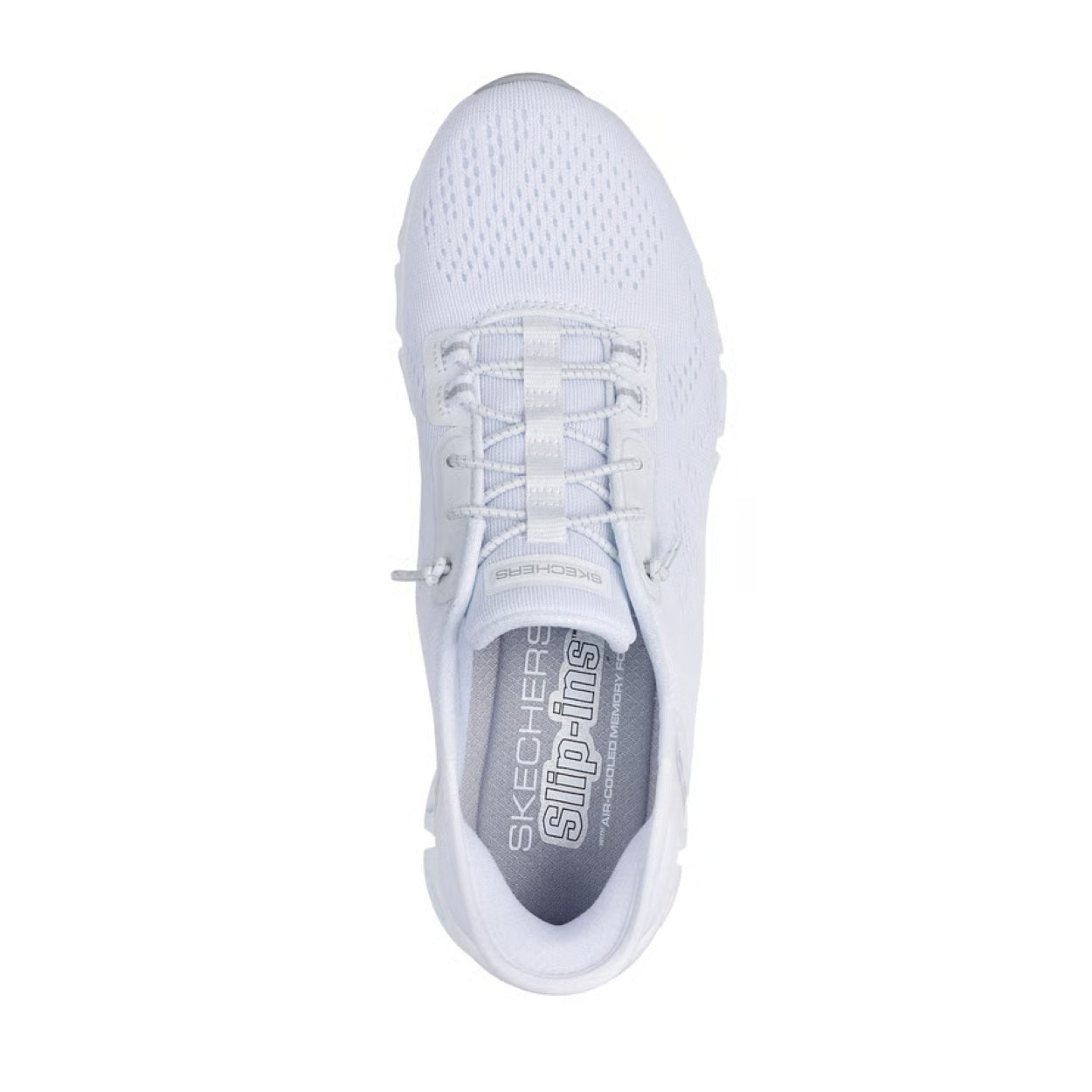 White shoe on a white background