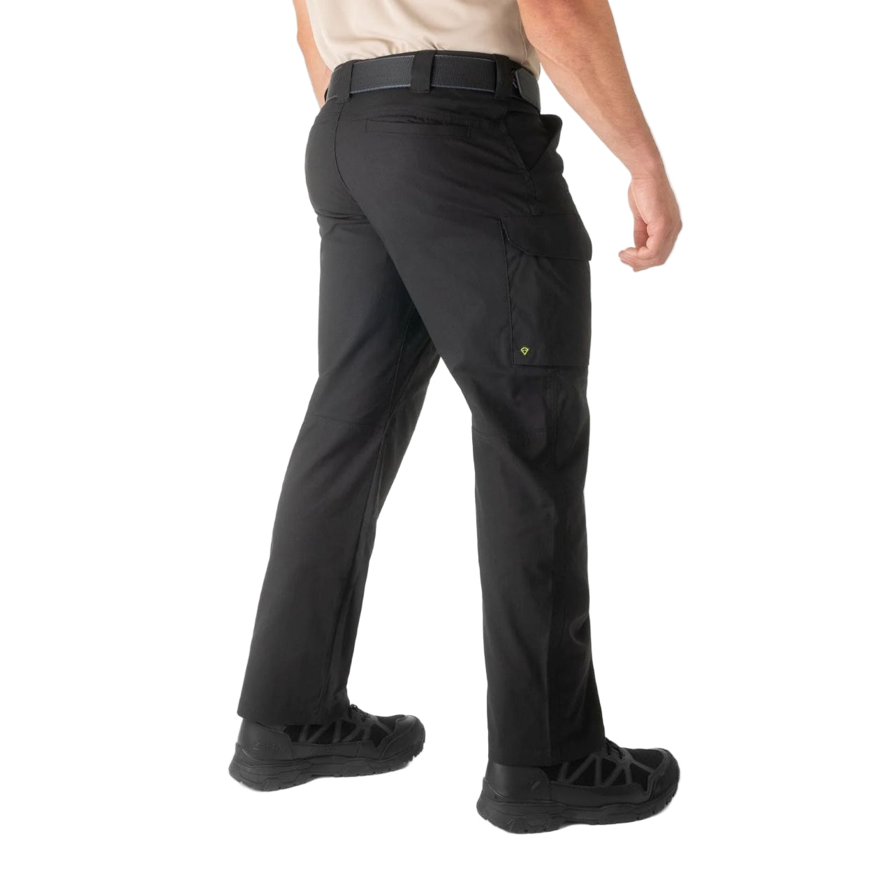 Black pants on a white background