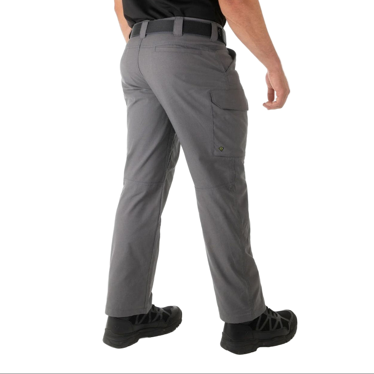 Wolf grey pants on a white background