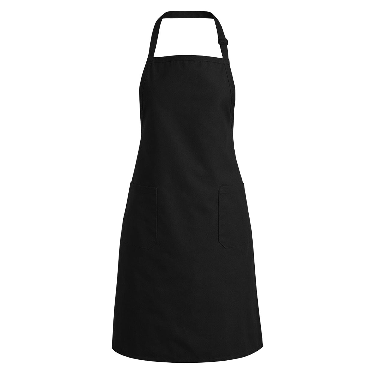 Black apron on white background