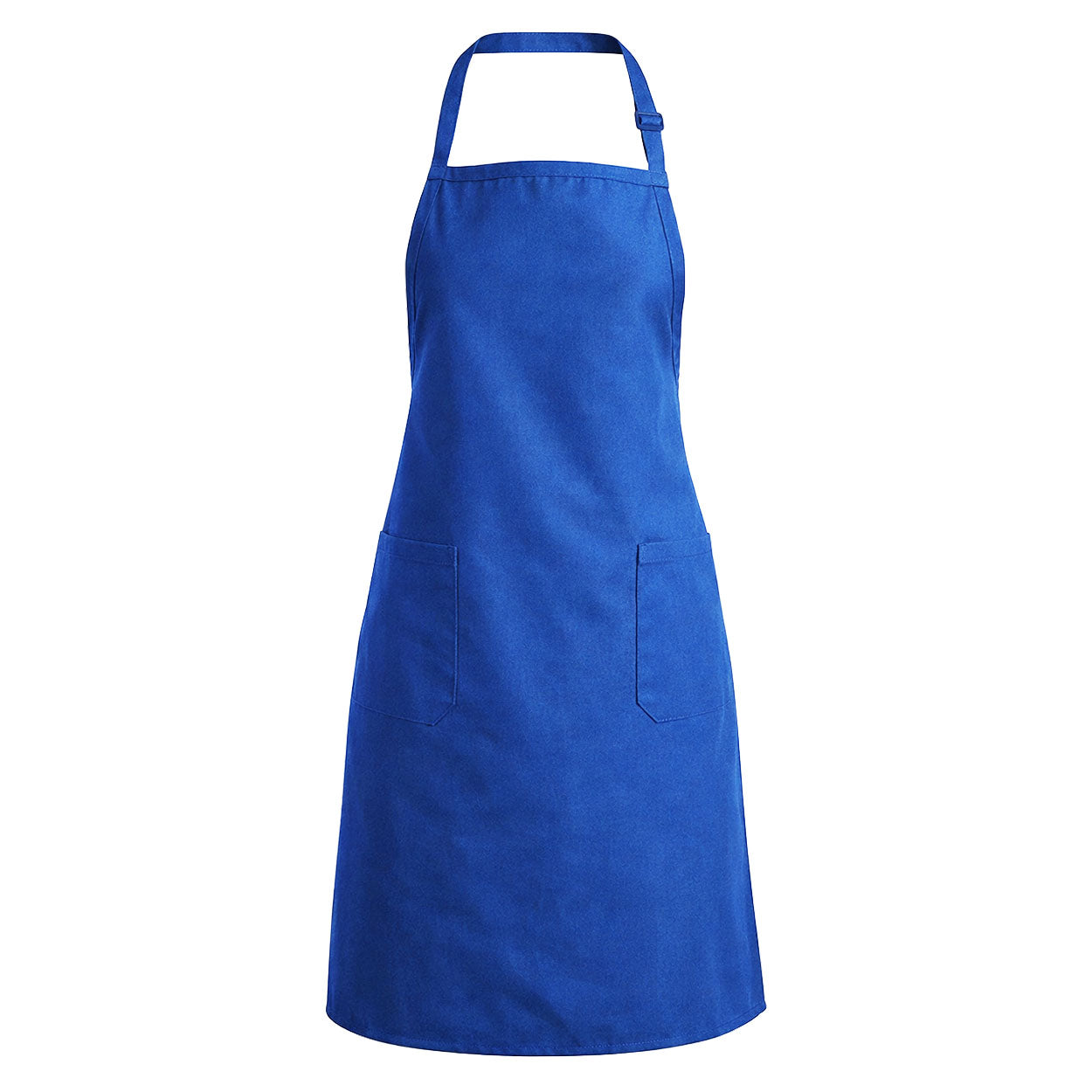 Royal Blue apron on white background