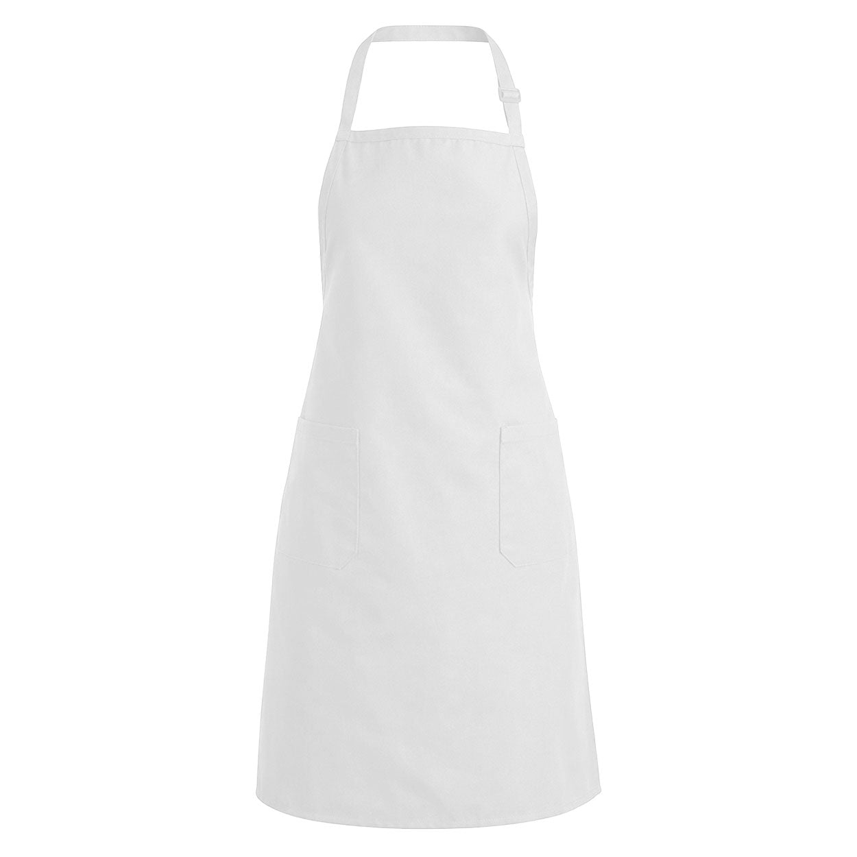 White apron on white background