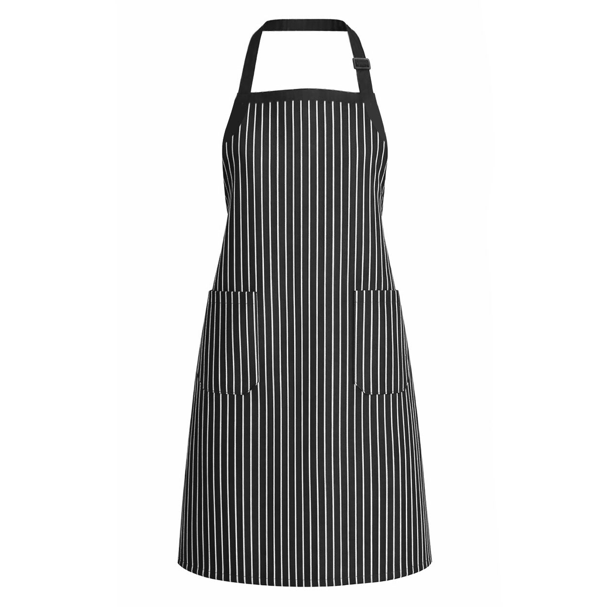 Woven Check apron on white background