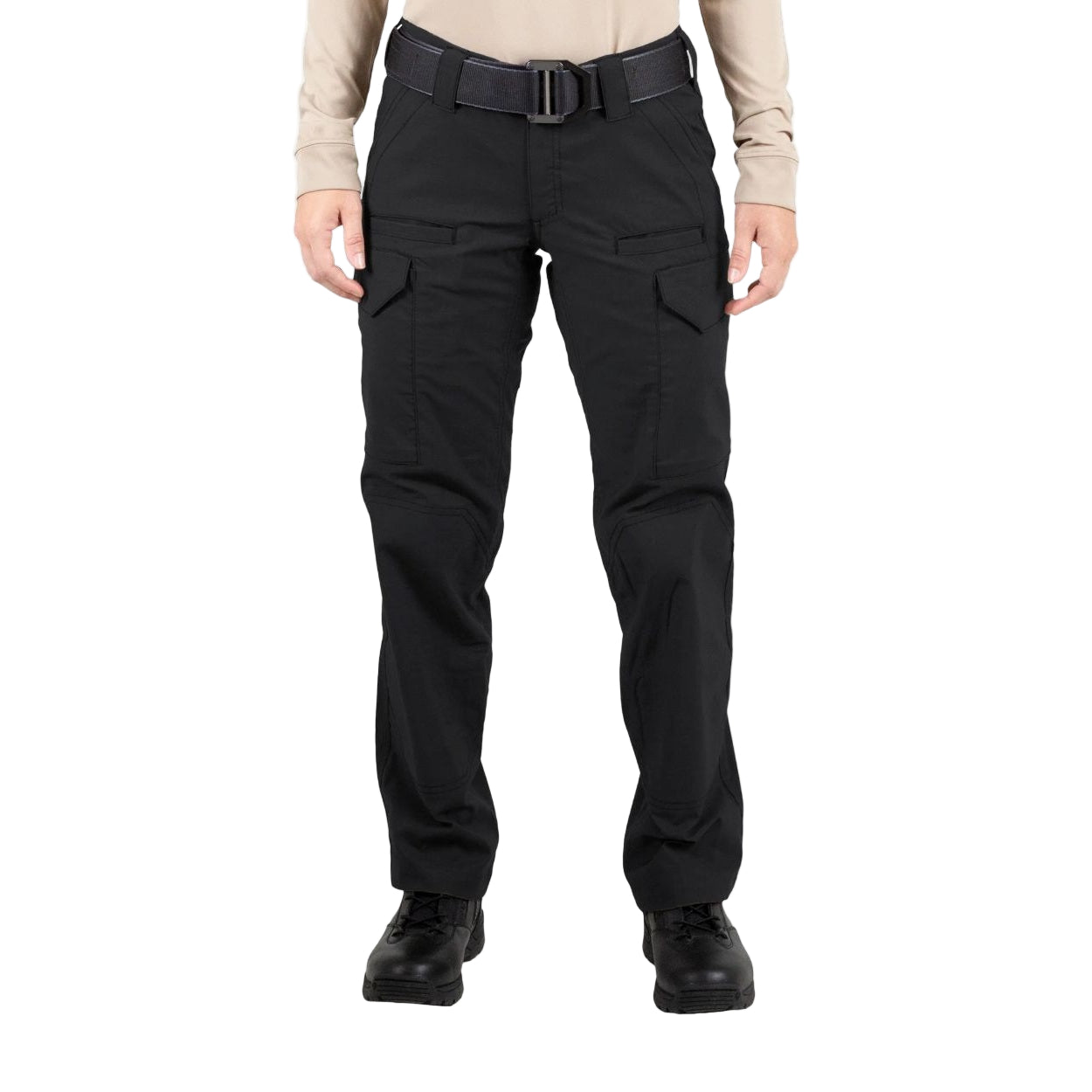 Black pants on a white background