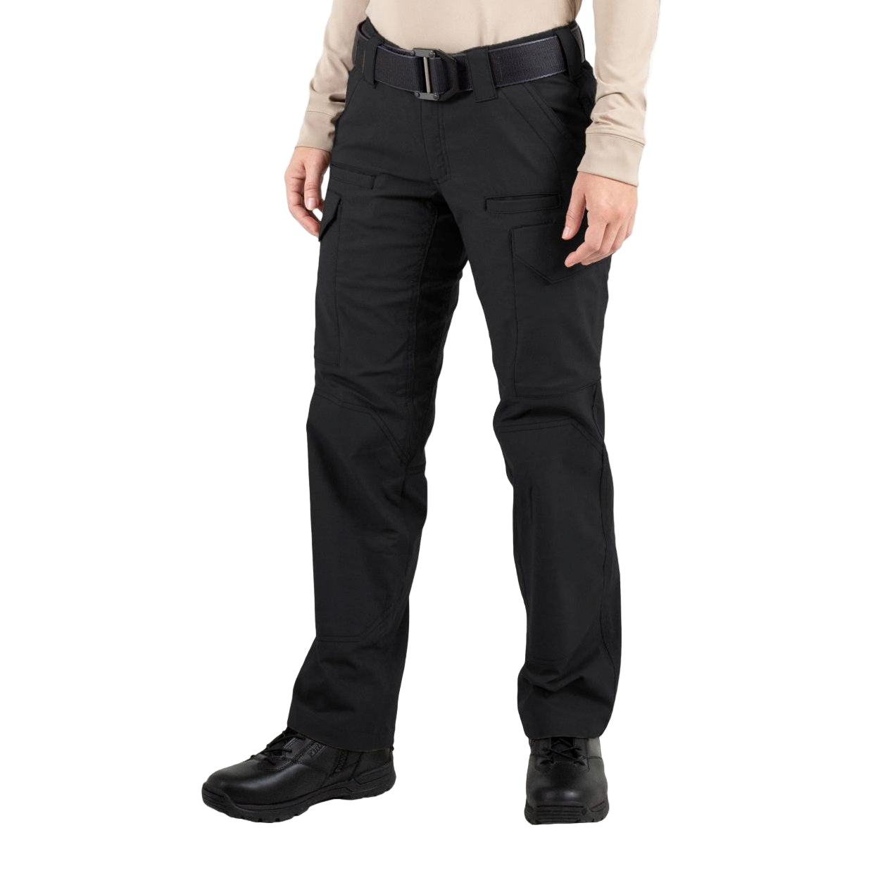 Black pants on a white background