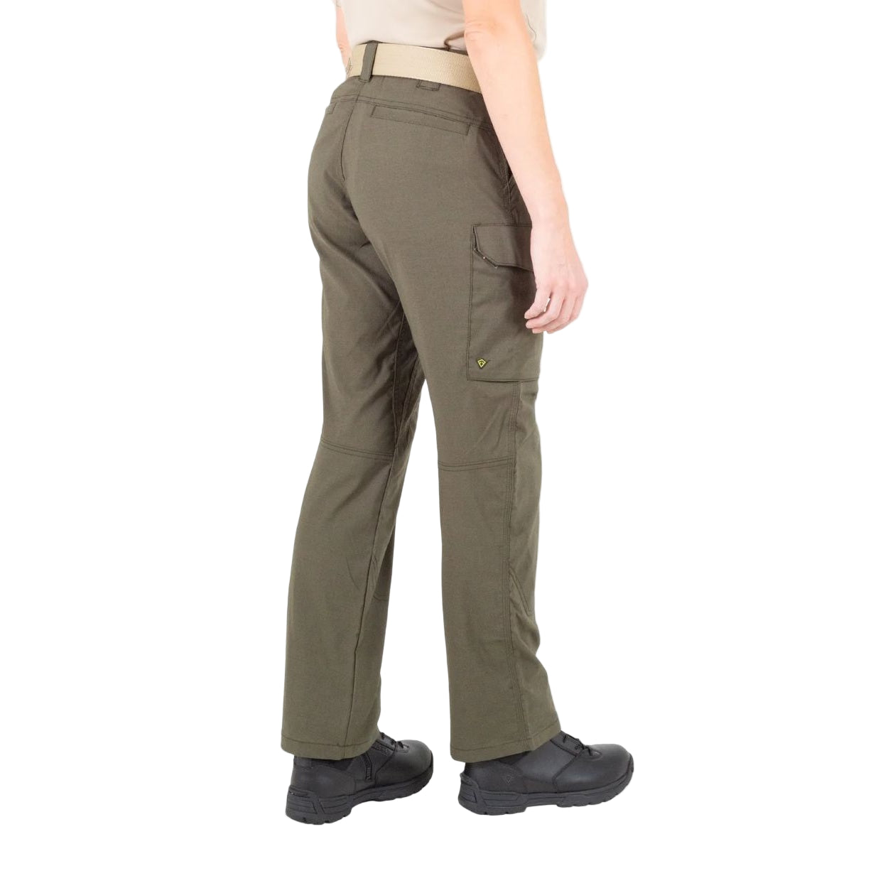 OD green pants on a white background
