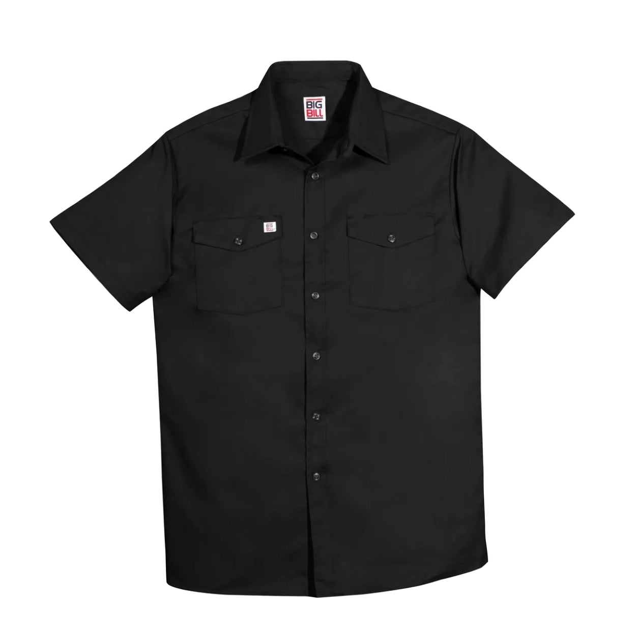 Black shirt on a white background