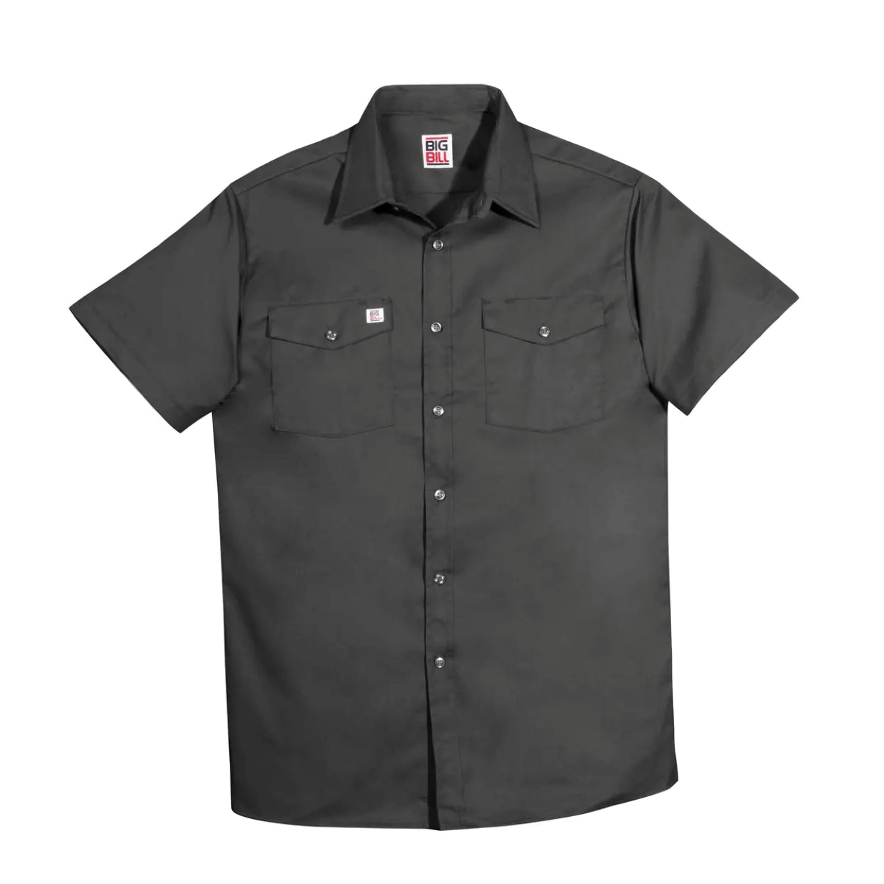 Charcoal shirt on a white background