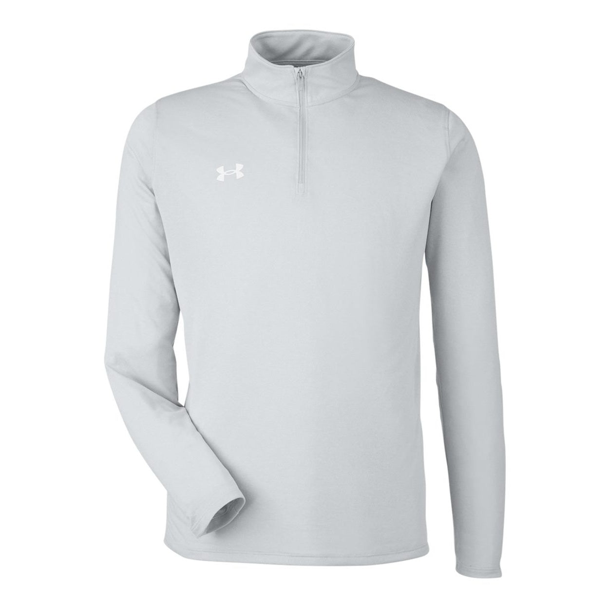 Mod grey light heather/white sweater on a white background