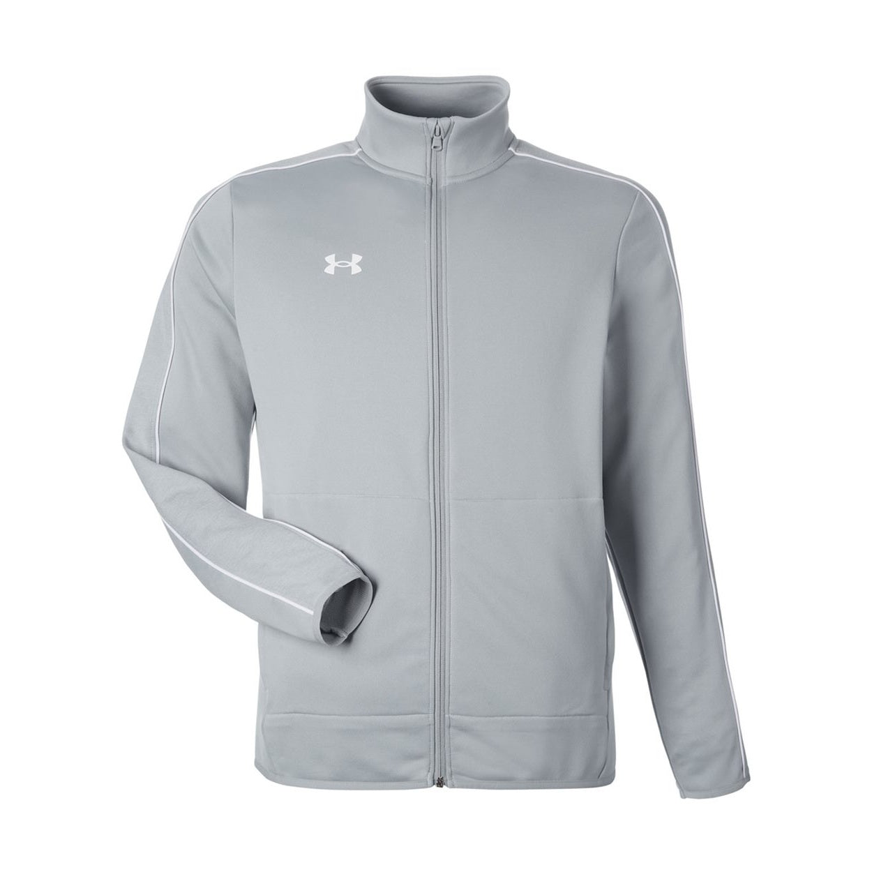 Mod grey/white sweater on a white background