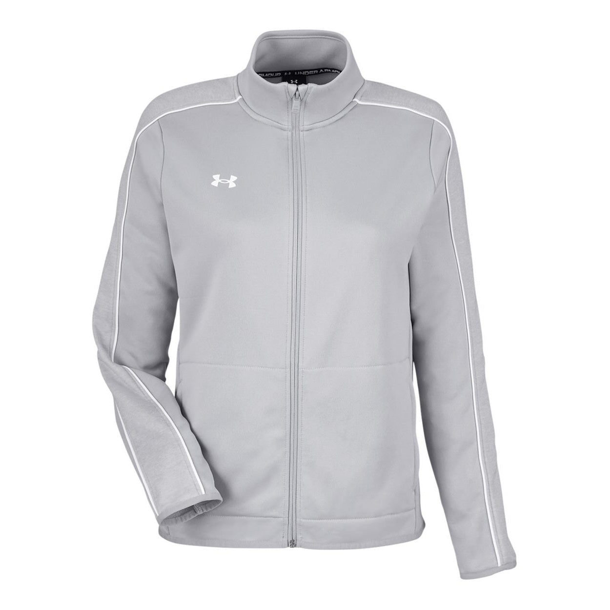 Mod grey/white sweater on a white background
