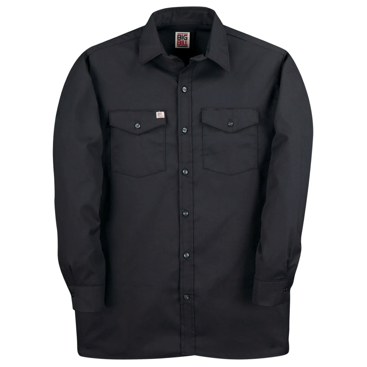 Black shirt on a white background