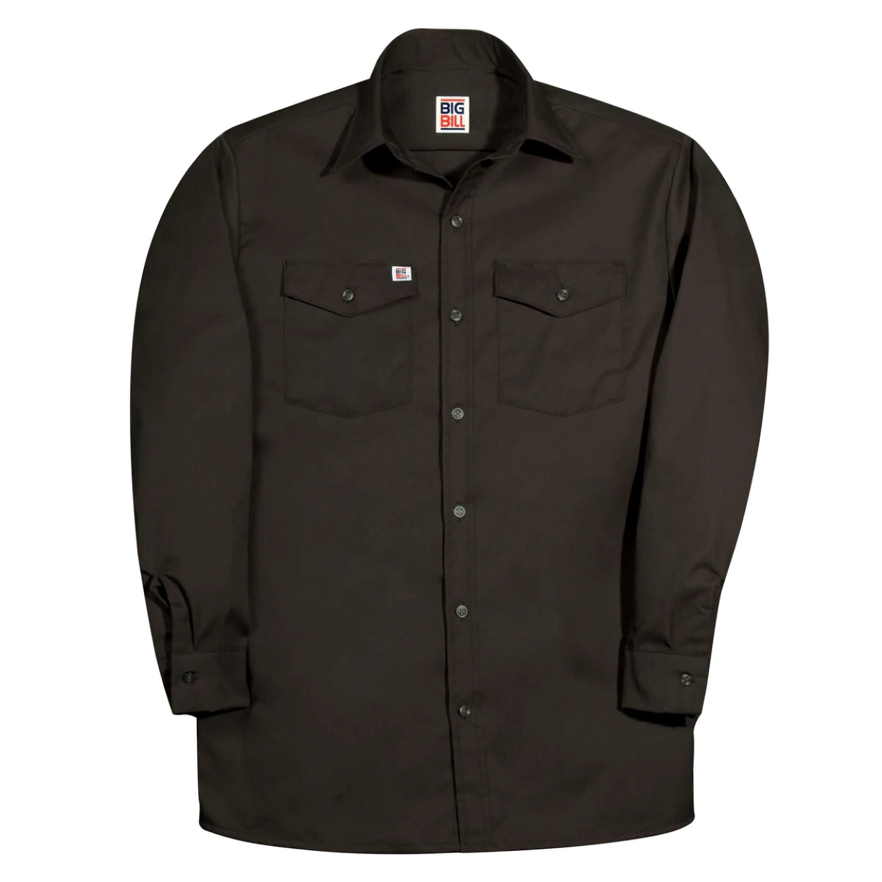 Brown shirt on a white background