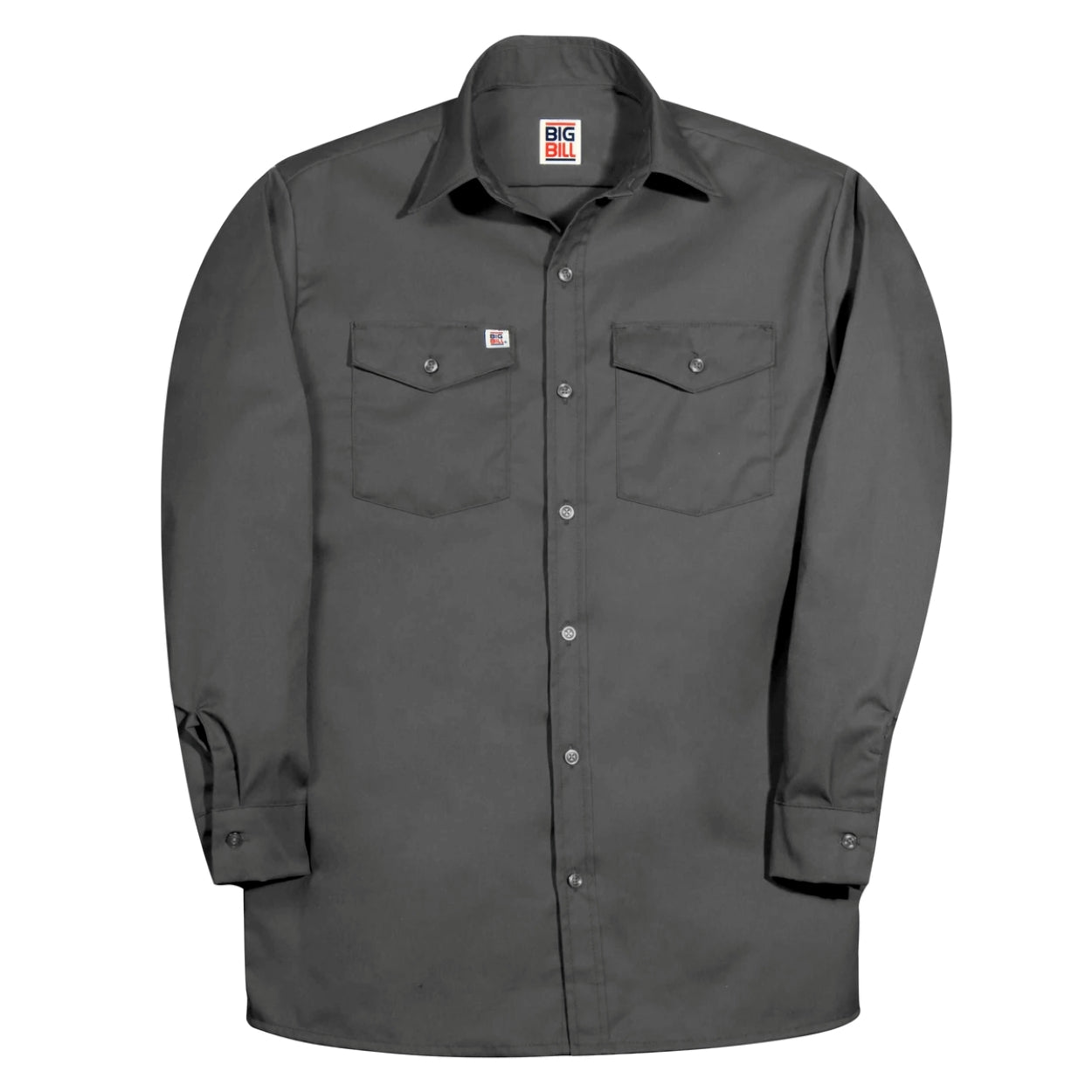 Charcoal shirt on a white background