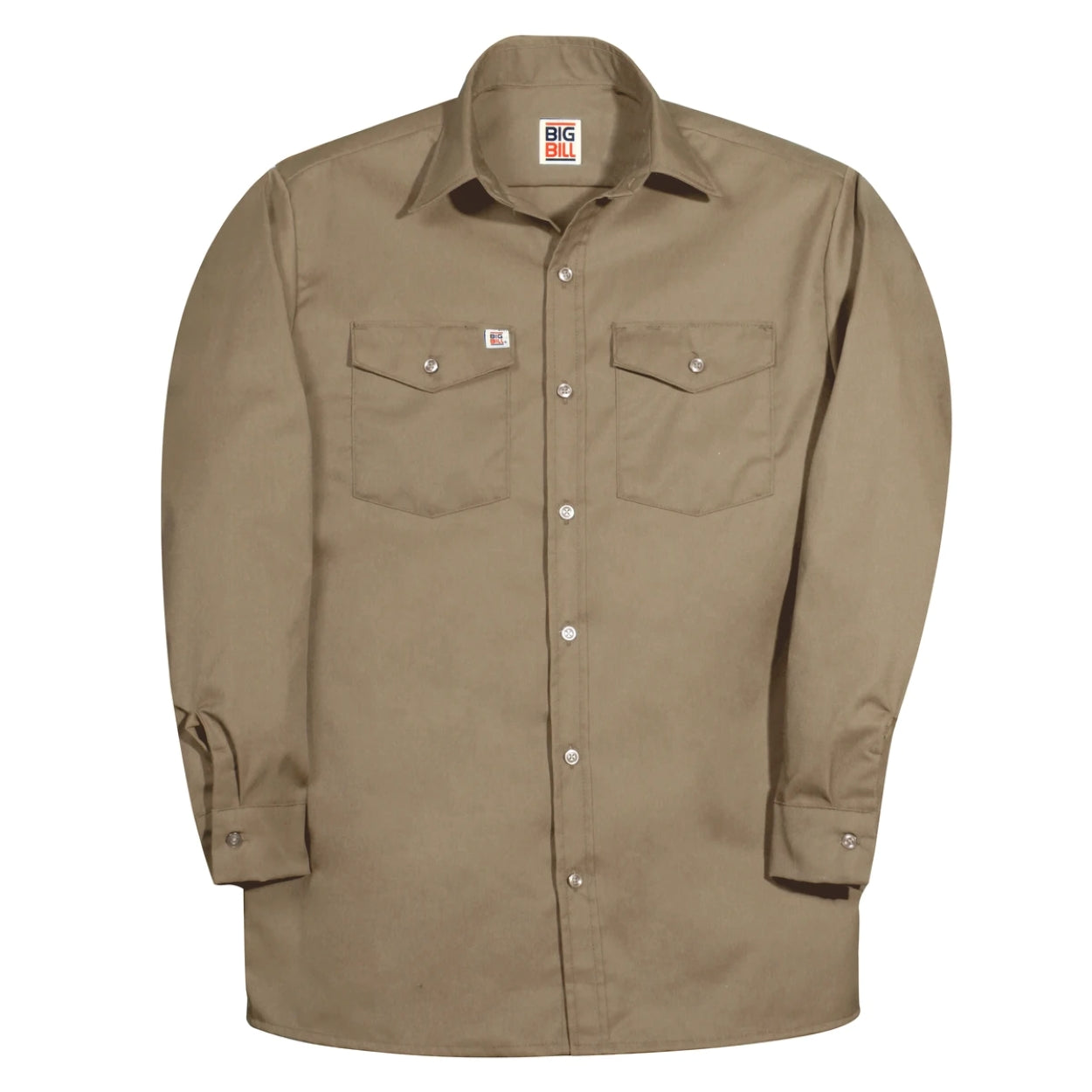 Tan shirt on a white background
