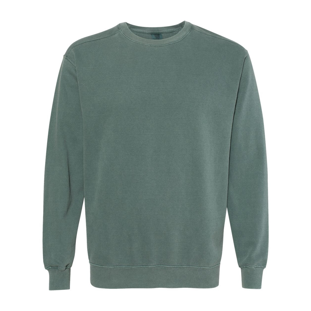Blue spruce sweater on a white background