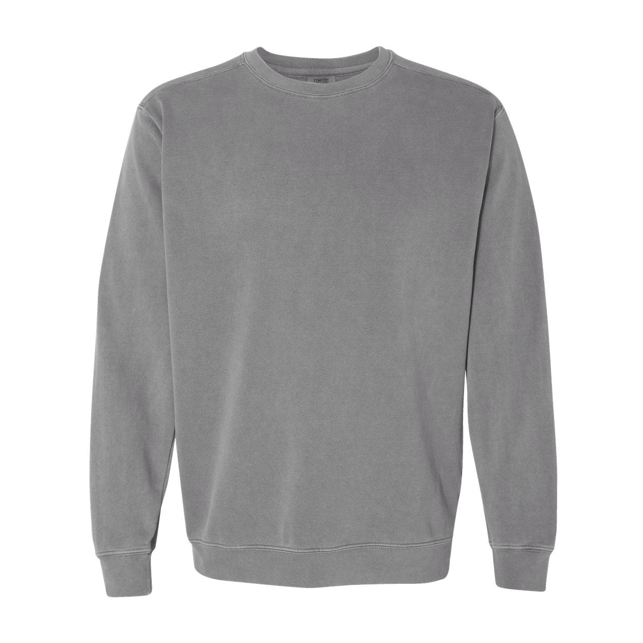 Grey sweater on a white background