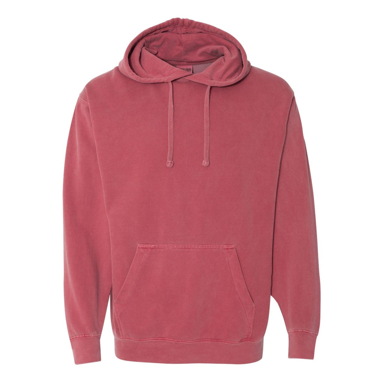 Crimson sweater on a white background