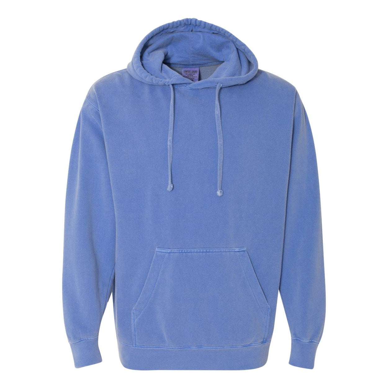 Flo blue sweater on a white background