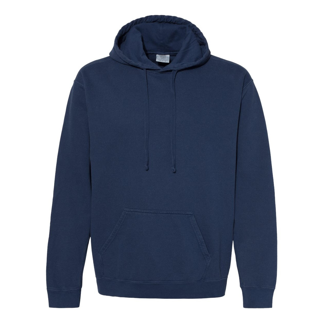 True navy sweater on a white background