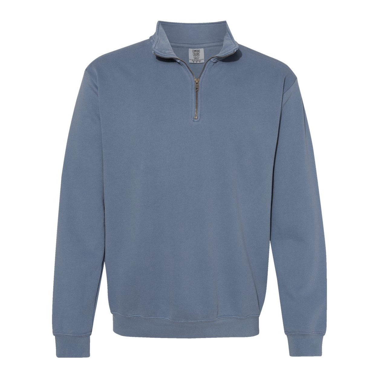 Blue jean sweater on a white background