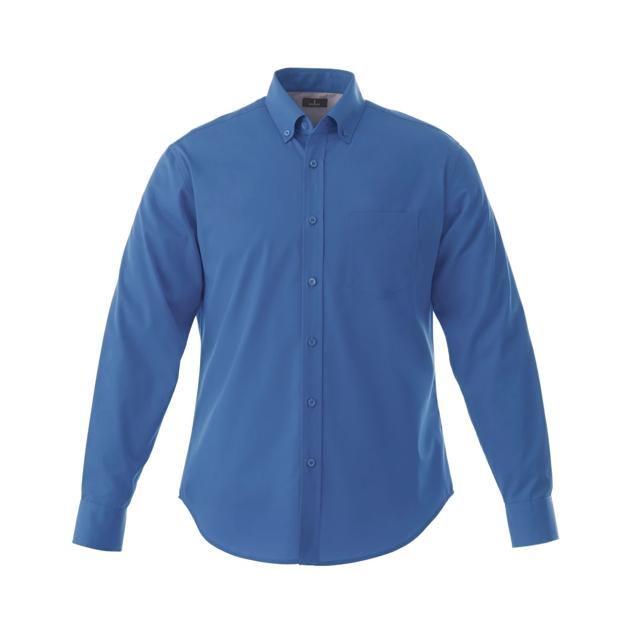 Blue shirt on a white background