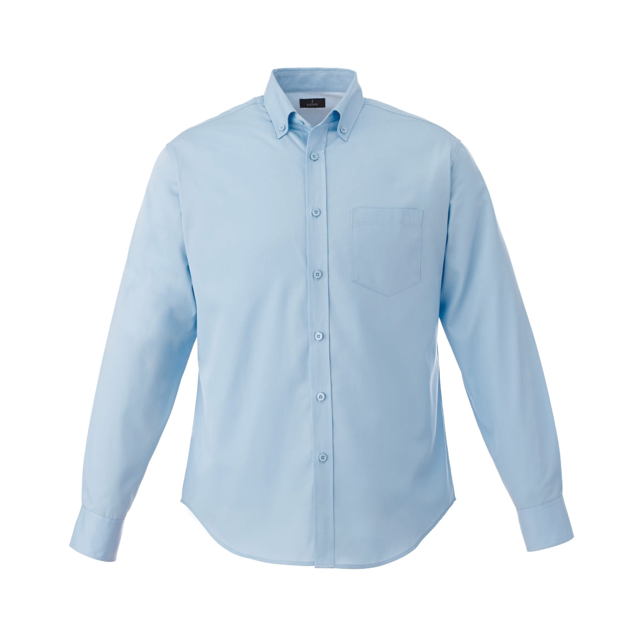 Frost blue shirt on a white background