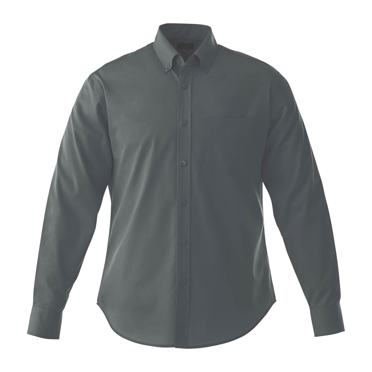 Grey storm shirt on a white background