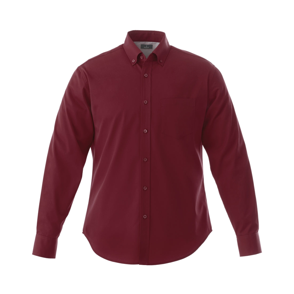 Maroon shirt on a white background