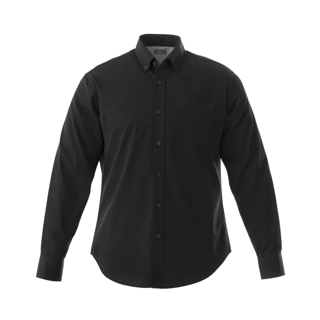 Black shirt on a white background