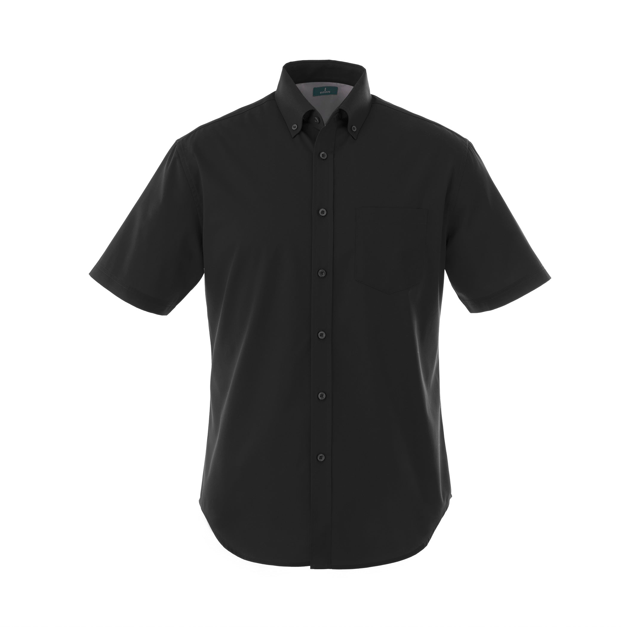 Black shirt on a white background