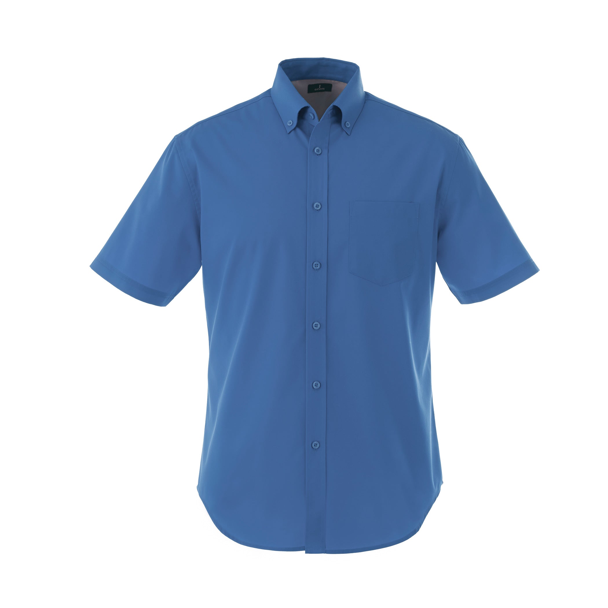 Blue shirt on a white background