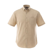 Desert khaki shirt on a white background