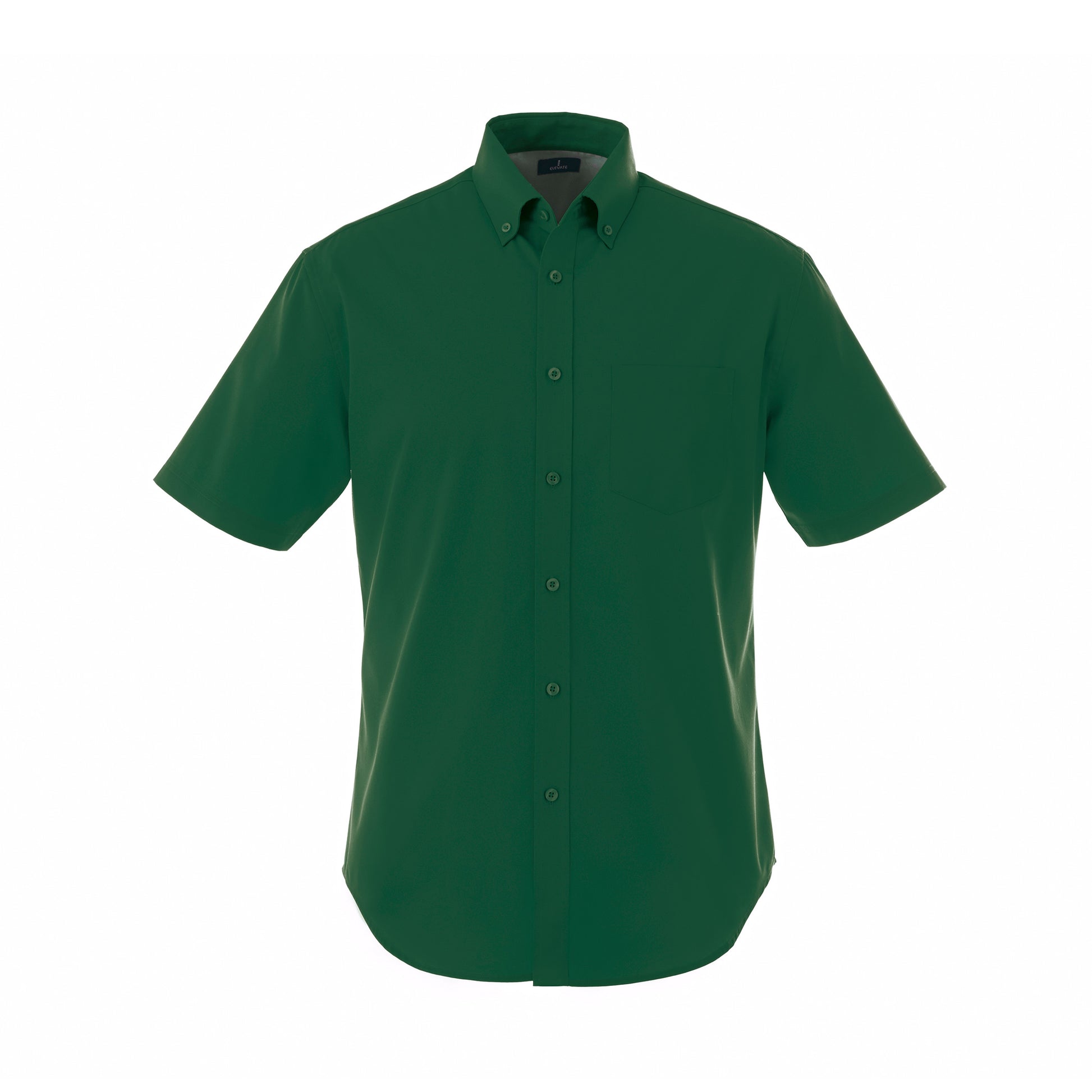 Forest green shirt on a white background