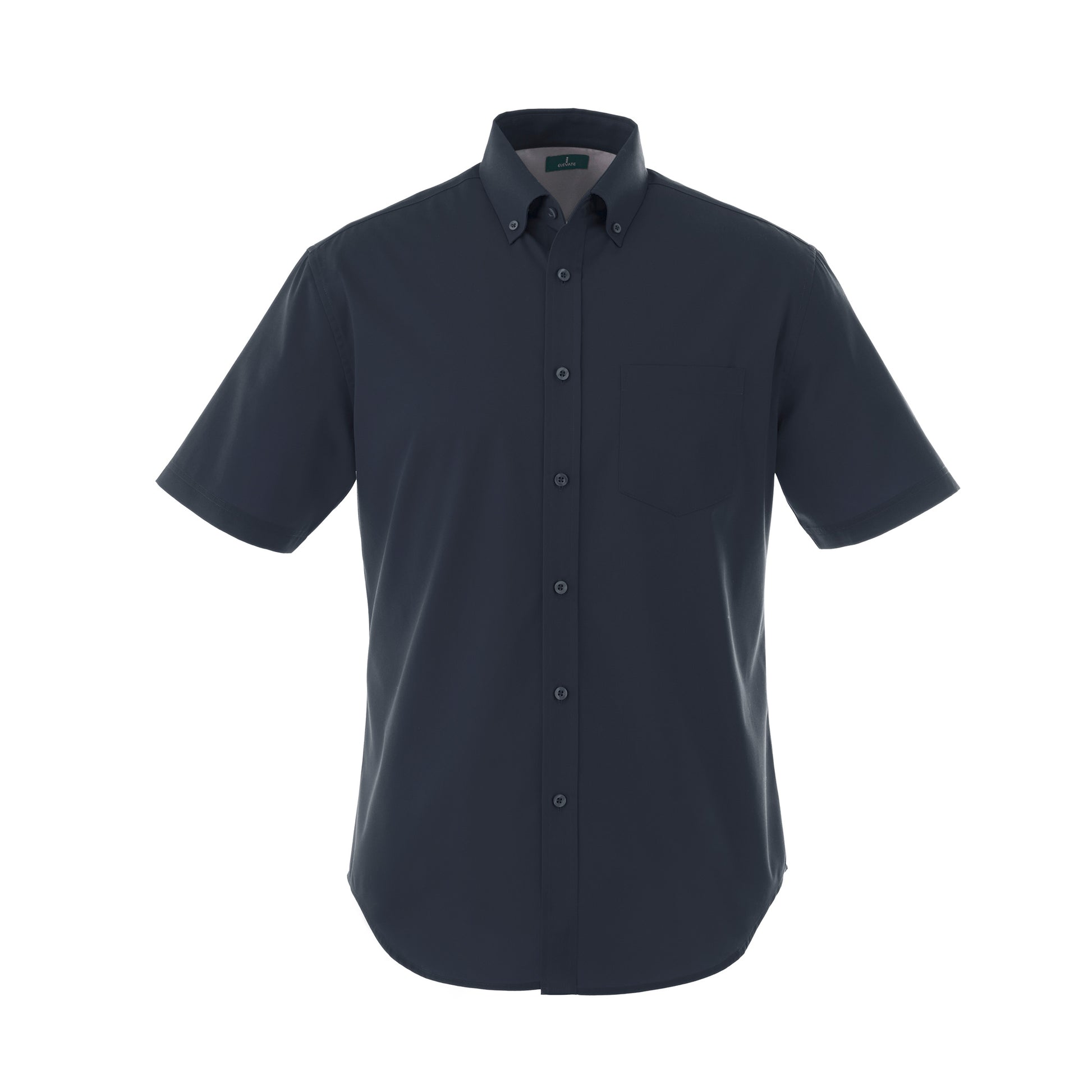 Navy shirt on a white background