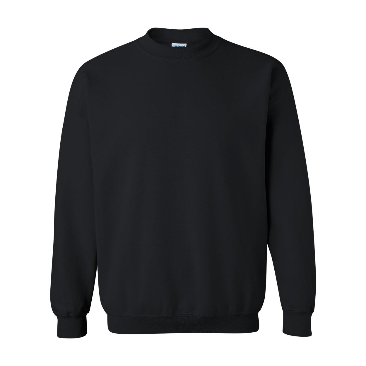 Black sweater on a white background