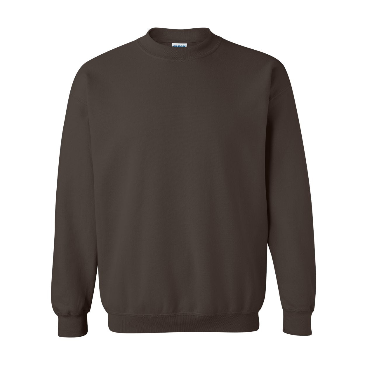 Dark chocolate sweater on a white background