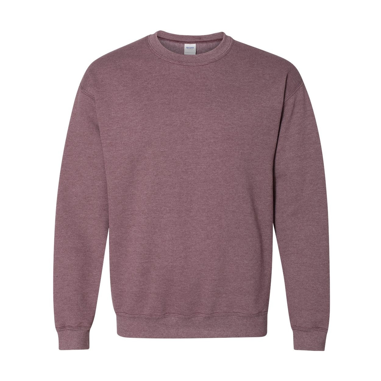 Heather dark maroon sweater on a white background