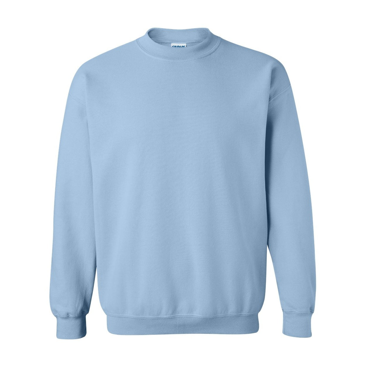 Light blue sweater on a white background