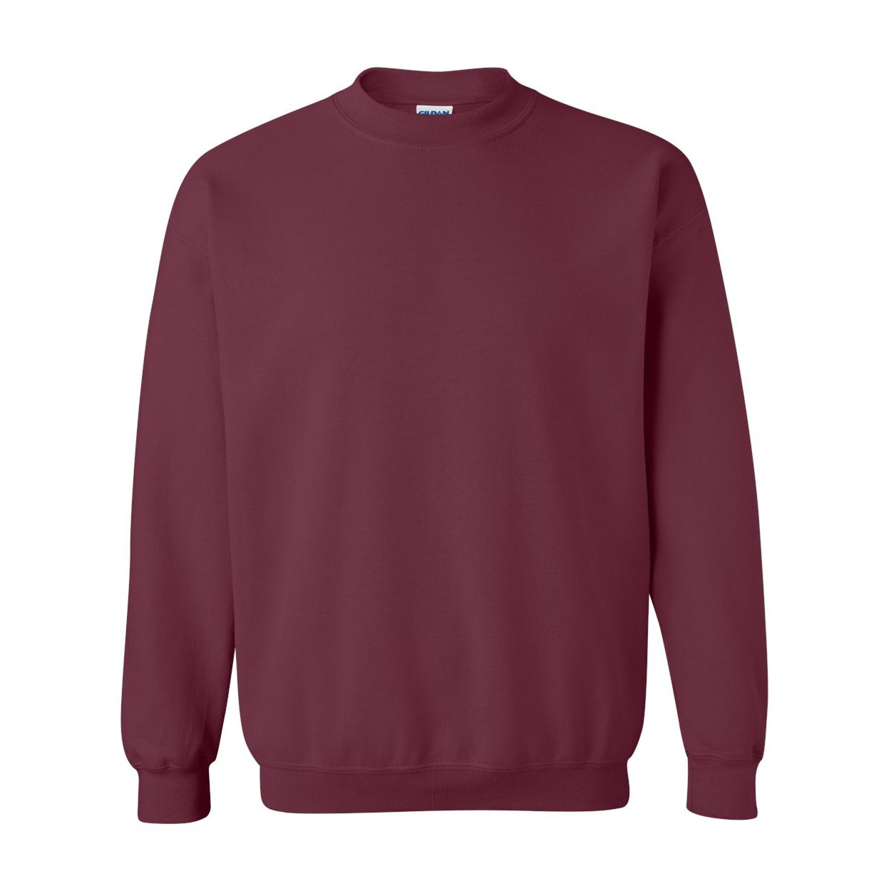 Maroon sweater on a white background