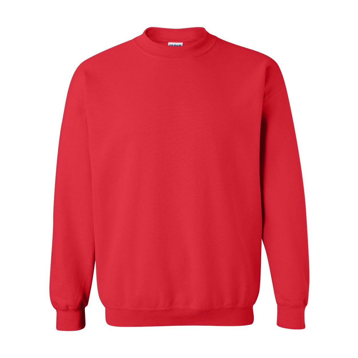 Red sweater on a white background
