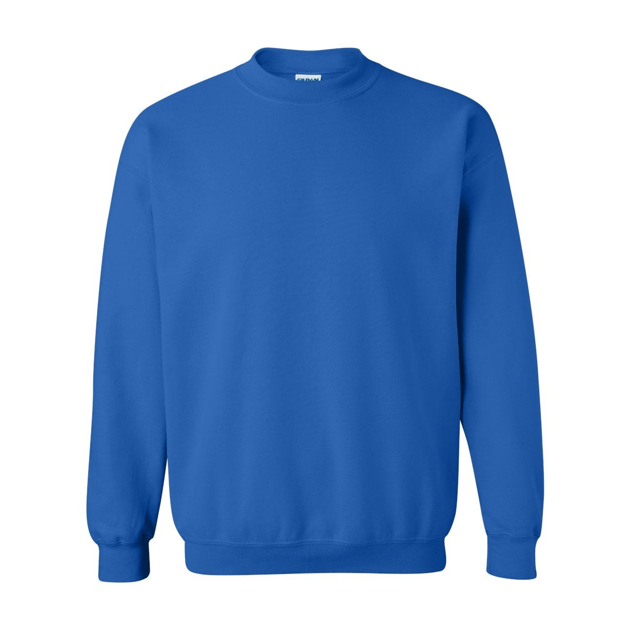 Royal blue sweater on a white background