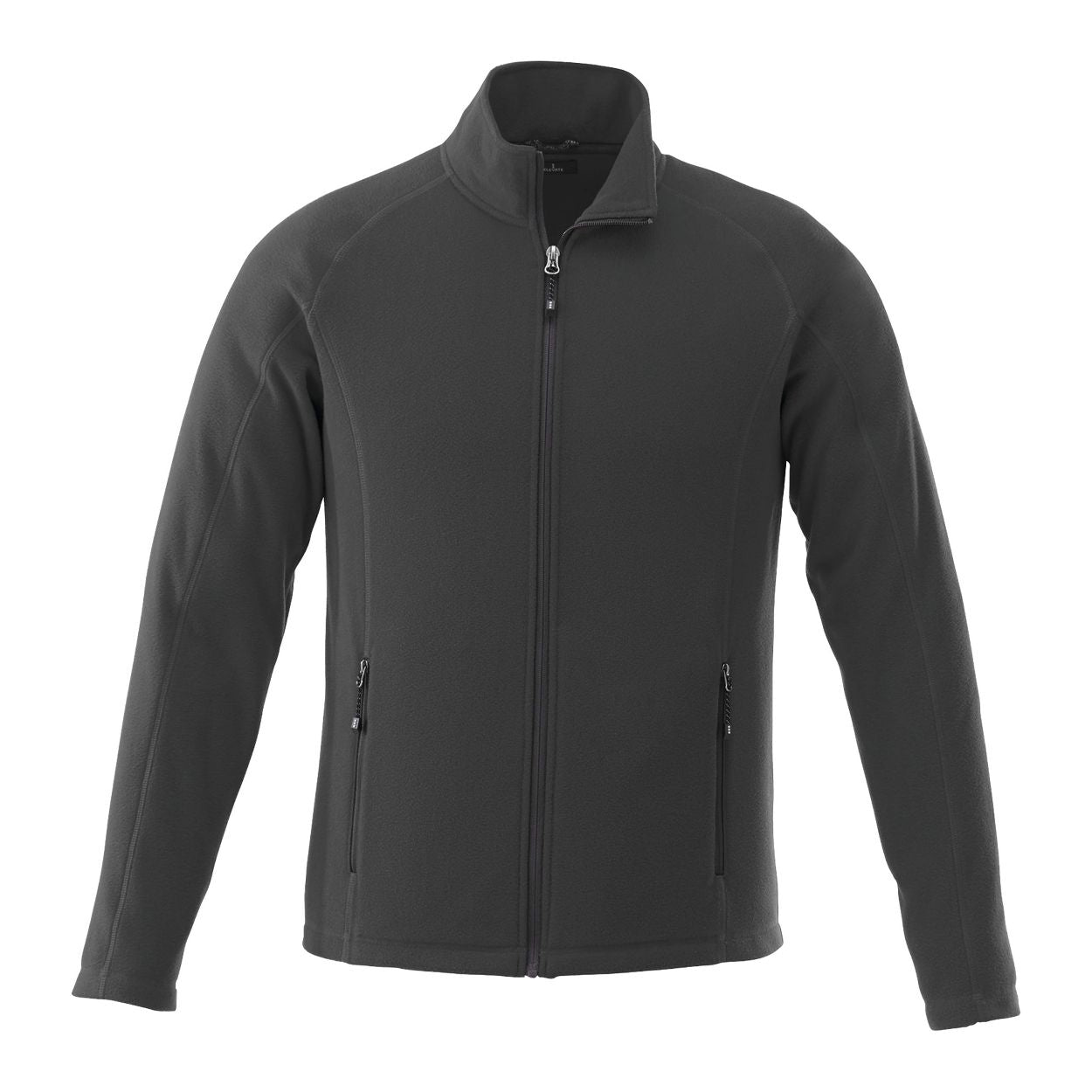 Grey storm polar jacket on a white background